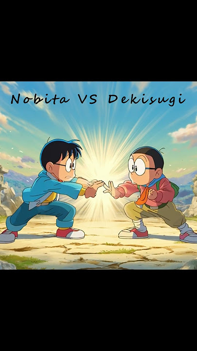 Nobita vs Dekisugi | Rivalry | Rap | Music Battle