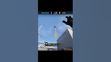 the easiest solo nuke smoke wall CS:GO #Shorts