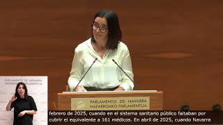 Reprobación del consejero de salud - Leticia San Martín (28/05/2026)