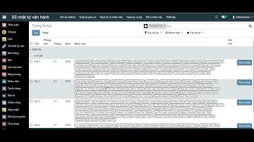 Hướng dẫn module Sổ nhật ký vận hành - Tạo thông tin ca kíp - Phần mềm ERP odoo