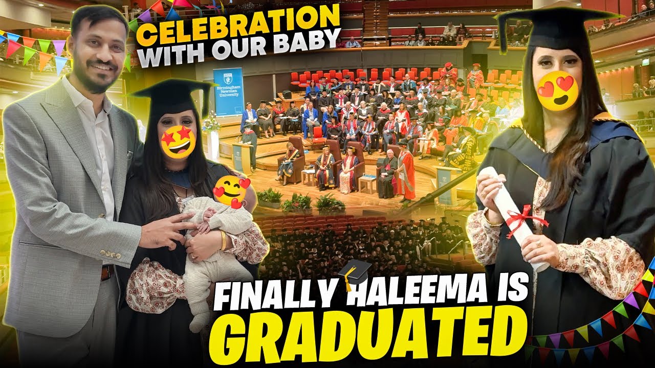 Haleema’s graduation ceremony👩‍🎓|what did Halee graduate in |Big ...