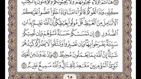 الجزء الرابع   الربع الثاني سورة آل عمران من الآية 113 إلى الآية 132