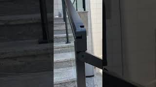 Modern Glass Railing Full View