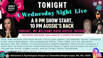 Wednesday Night Live 9:00 PM Seeking Justice....