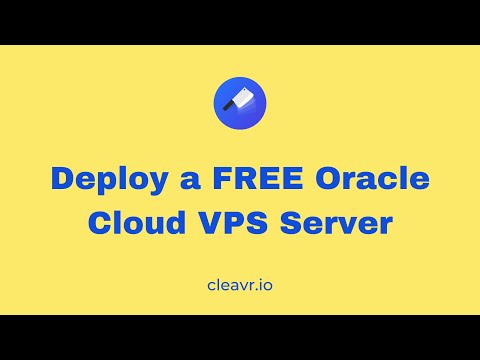 Launch a FREE Oracle Cloud VPS Server with Cleavr