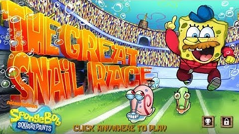 SpongeBob Squarepants - The Great Snail Race [Nickelodeon Games]