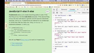 js12 JavaScript if - else if - else