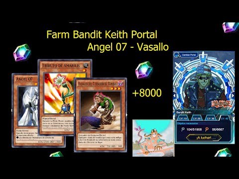 Yu-gi-oh! Duel links l Farm Portal Bandit keith lvl 40 I Estable I +8000 Alternativo