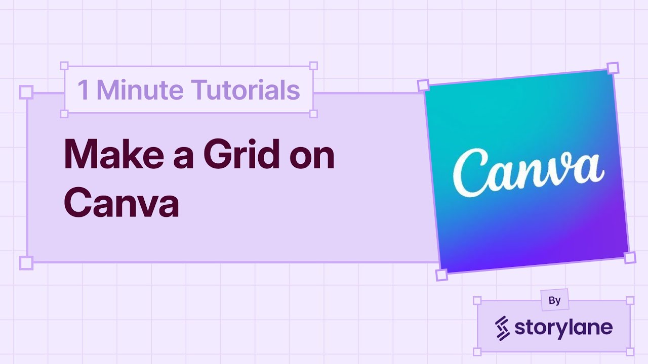 How to Make a Grid on Canva | 1-Minute Tutorials - YouTube