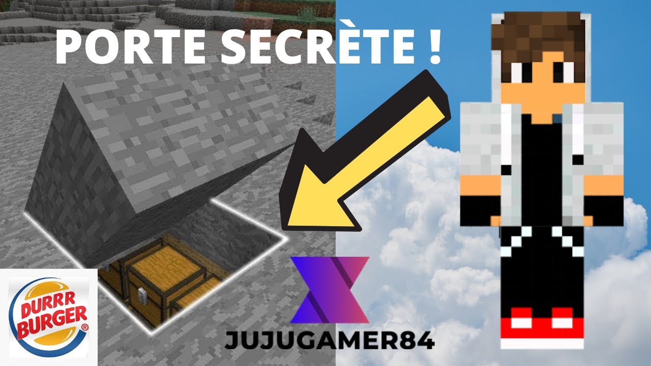 Créer une porte secrète dans MINECRAFT ! - YouTube