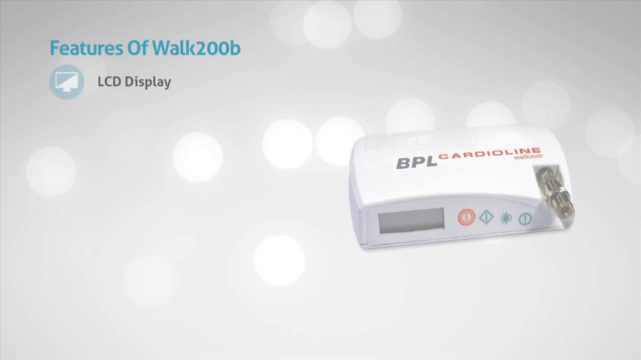 BPL Cardioline Walk 200b - YouTube