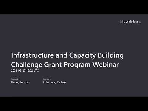 Webinar: NEH Infrastructure and Capacity Building Challenge Grants 2023