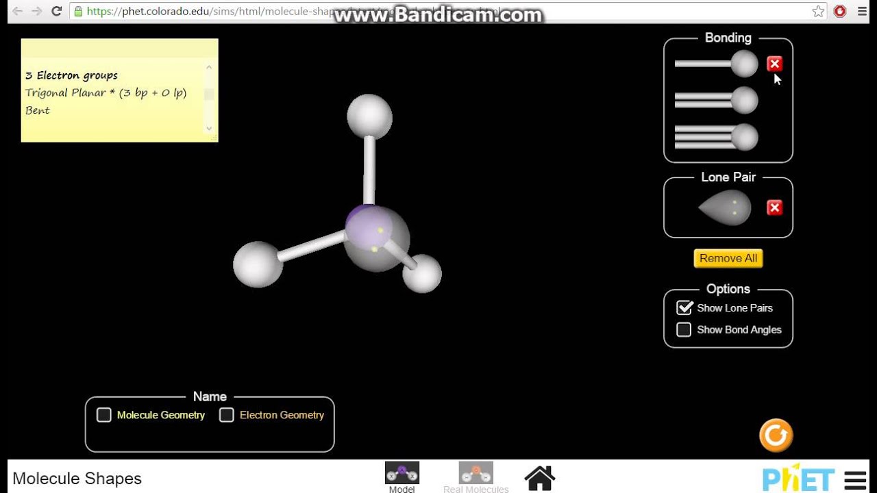 Molecule Geometry and Electron Geometry Part 1 - YouTube