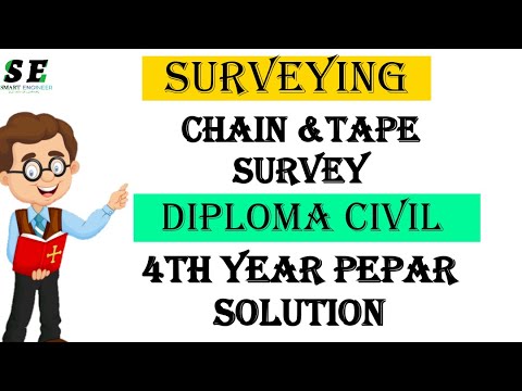 Gtu pepar solution! Chain and tape survey - YouTube