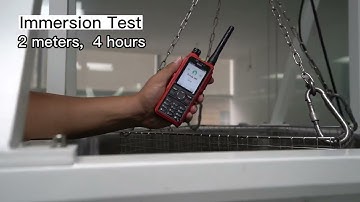 PT890Ex  Intrinsically Safe TETRA Portable Radio - Lab Tests