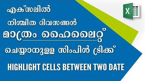 How to highlight cells between two dates in Excel | Conditional Formatting | Due dates |