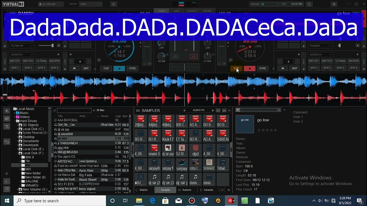 How to make your dna scratch sounds better in virtual dj