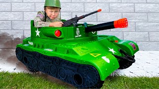 Senya Drives A Tank And Wants To Be A Military