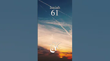 The Bible in song | Isaiah 61 'The Spirit of the sovereign Lord is upon me' #projectoflove