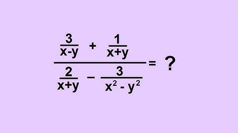 Algebra - Complex Fractions (5 of 6)