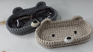 🧶👓Crochet Bear Glasses Holder | EASY To Follow Crochet Tutorial