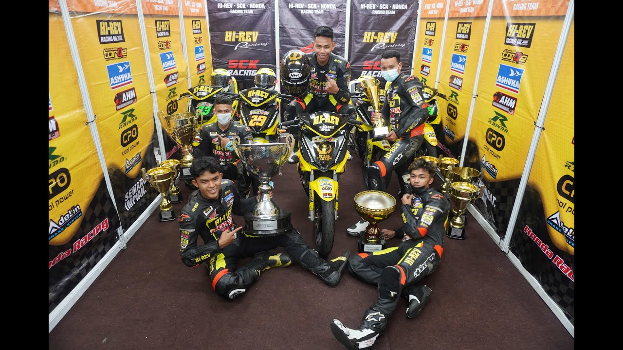 [4K] Hi Rev SCK Honda Racing Team celebrate their successful 2020 Cub ...