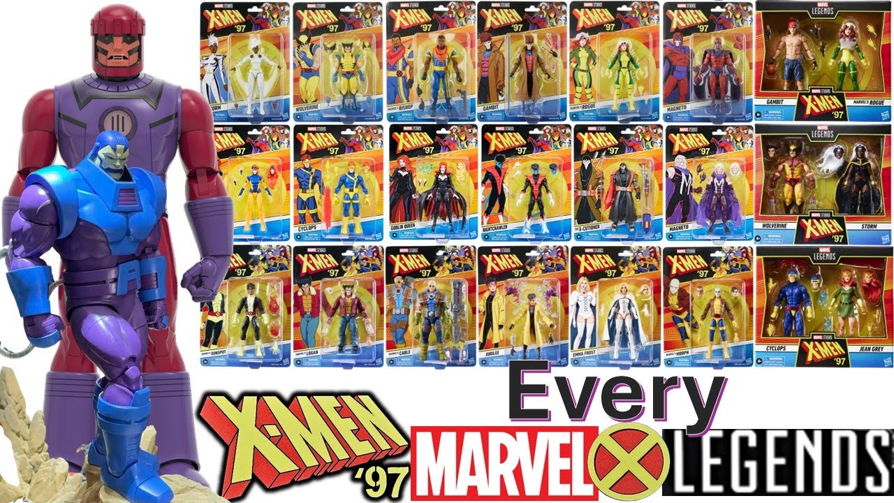 Every - X-men '97 - Marvel Legends Comparison List - YouTube