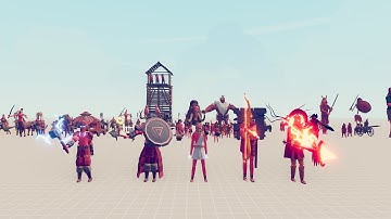 The GODS vs FACTIONS｜Totally Accurate Battle Simulator TABS