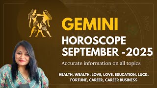 Celebrity Gemini Pay Close Attention! This Changes Everything For You! September 2025 Tarot #gemini #september Profile