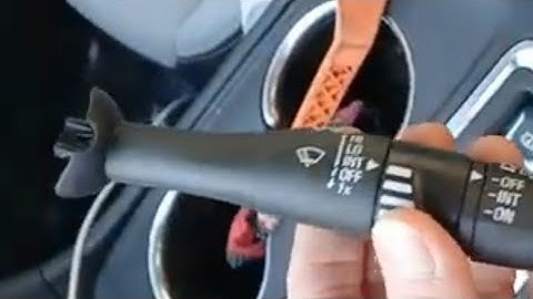 How to Replace the Windshield Wiper Switch on a 2021 Chevy Equinox