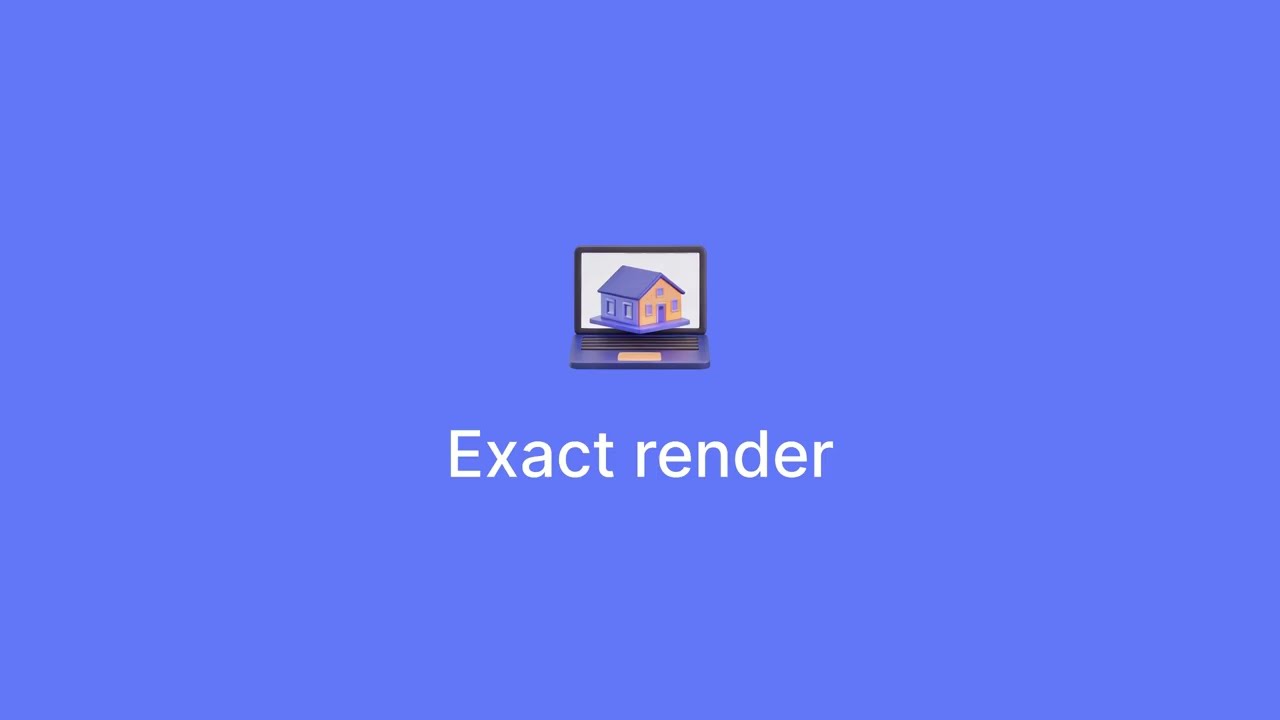 Exact Render AI: Turn a 3D Model Screenshot into a Photoreal Render | ArchiVinci