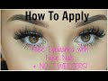HOW TO Apply False Eyelashes with False Nails NO TWEEZERS SophieBBeauty