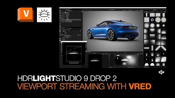 VRED Streamed Viewport + HDR Light Studio 9 Drop 2 | Direct Interactive Lighting in VRED