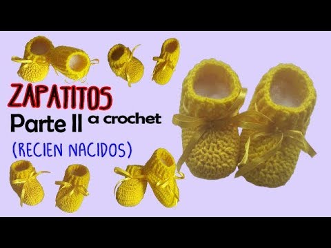Zapatitos A Crochet Recien Nacido Parte 2 Unisex Youtube Zapatitos A Crochet Recien Nacido Parte 2 Unisex Youtube