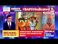 Debate With Arnab: France Clears BAPS, No Demand To Exclude Women Staff