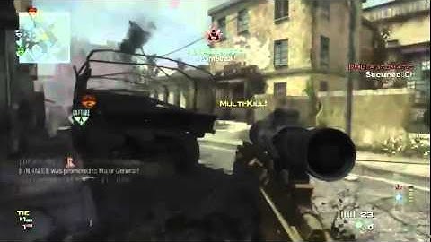 MW3: 1 Bullet 5 Kills MSR MUST WATCH!!!