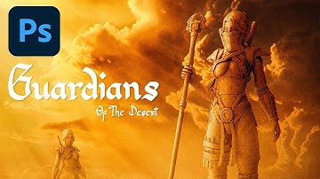 Creating Guardians of the Desert in Photoshop. Step by Step instructions.