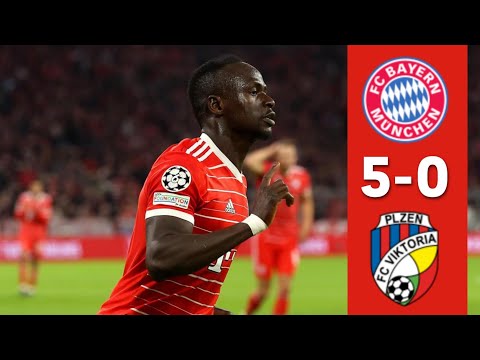 Bayern Munich Vs Viktoria Plzen 5-0 All Goals Highlights