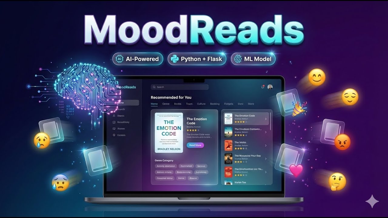 MoodReads AI Powered Book Recommender With Mood Detection Python moodreads-ai-powered-book-recommender-with-mood-detection-python
