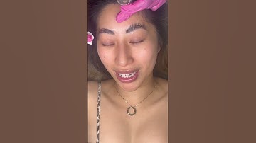 Brow Lamination & Tint #esthetician #brows #browlamination #browtint #diy #satisfying