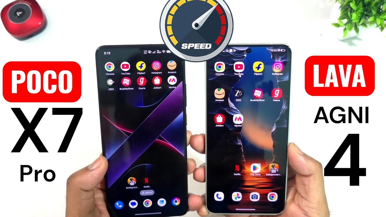 POCO X7 Pro vs Lava Agni 4 SpeedTest Ram Management 🚀🚀🔥🔥🔥