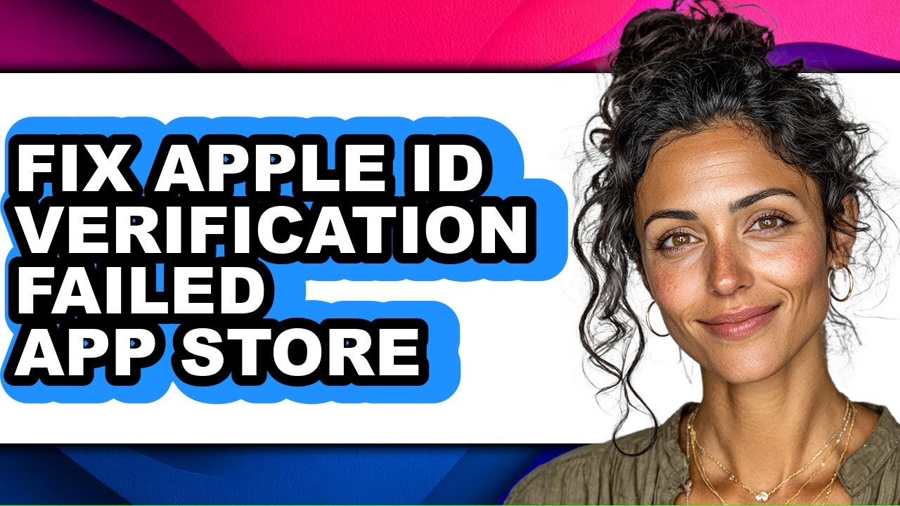 How to Fix Apple Id Verification Failed App Store - Step by Step - YouTube
