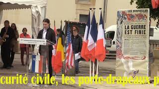 Crmonie du 8 mai 1945  Avallon (89)