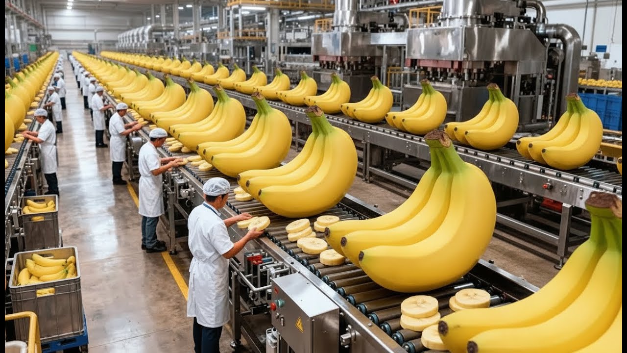 Inside the 500,000 LB U.S. Banana Plant – The HYPNOTIC Quality Sorting Process