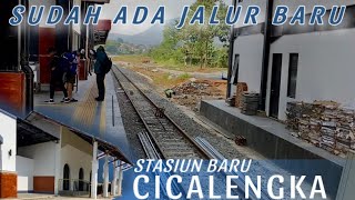 JALUR BARU DI STASIUN CICALENGKA | proyek revitalisasi staisun Cicalengka