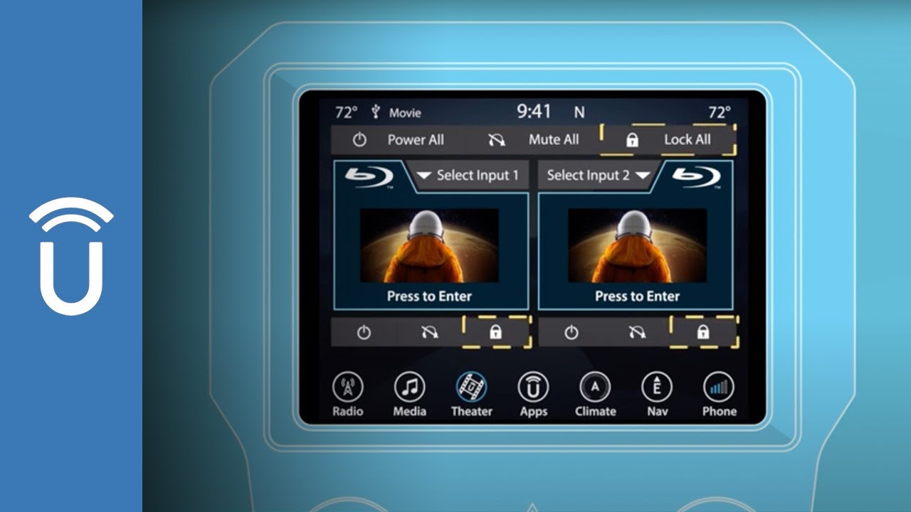 Uconnect Theater: How to use Parental Controls