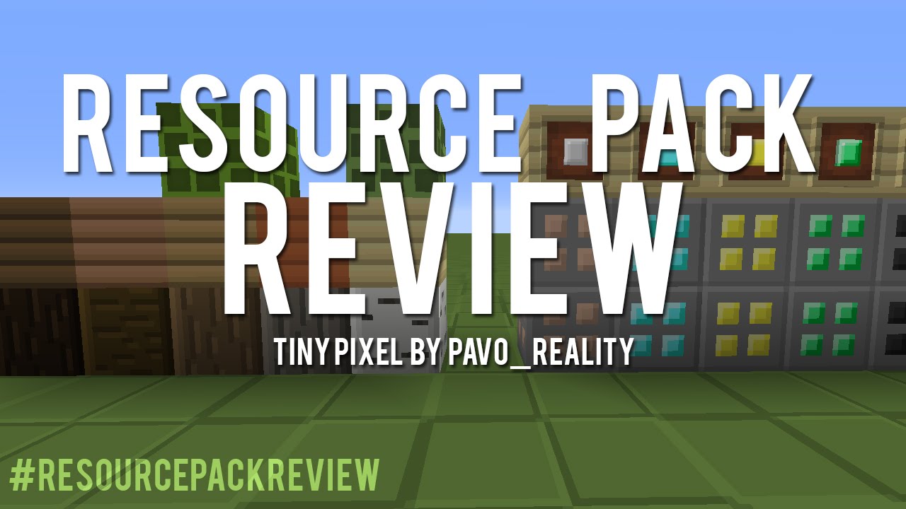 Resource Pack Review #1 - Tiny Pixel - Minecraft 1.8 Ready - YouTube