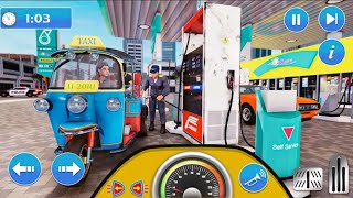tuk tuk rickshaw driving sim 2023 Android gameplay #1 screenshot 2