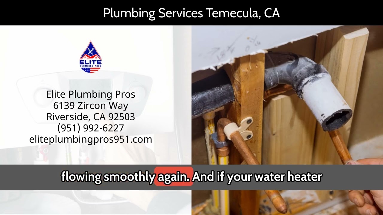 Plumbing Services Temecula, CA