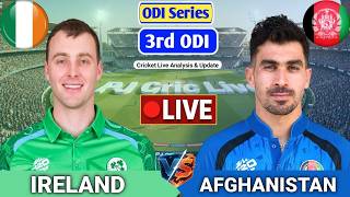 Ireland Vs Afghanistan 3rd ODI Match | Live Score Analysis & Discussion | IRE vs AFG Cricket screenshot 3